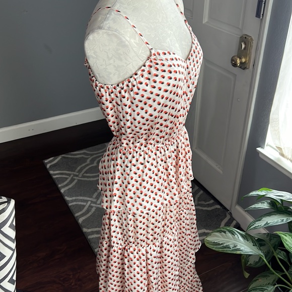 H&M Spotted Tiered Maxi Dress - Picture 2 of 7